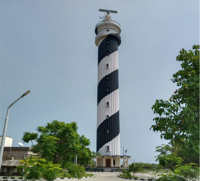 Pandiyan Tivu Lighthouse and DGPS Station Pandiyan Tivu Lighthouse and DGPS Station
