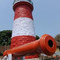 The Oyster Rocks lighthouse