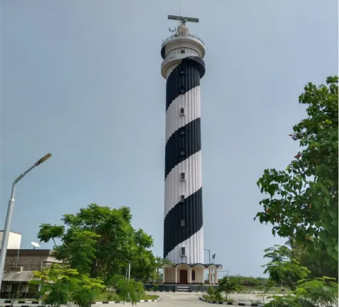 Pandiyan Tivu Lighthouse and DGPS Station