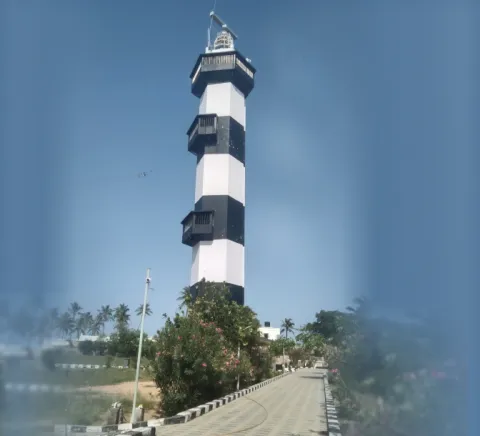 Puducherry Lighthouse and DGPS Station